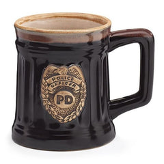 15 oz. Police Officer Porcelain Coffee Mugs - 6 Pack