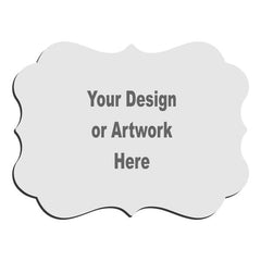 Benelux Creative Border Desktop Hardboard Plaque for Your Design