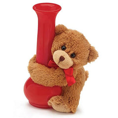 5" Brown Bear Vase Hugger Plush - Pack of 12