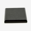 Beveled Black Granite Wide Bases