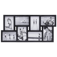 Black 8-Opening Junction Collage Picture Frames - 4 Pack