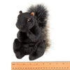Black Plush Stuffed Squirrel Acorn
