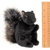 Black Plush Stuffed Squirrel Acorn