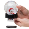 Mini Photo Snow Globe with Black Base