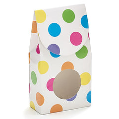 Bright Dots Paper Candy Box - 12 Pack