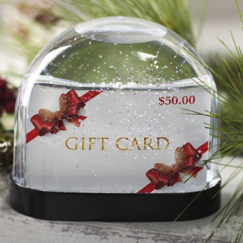 Picture of Gift Card Snow Globe
