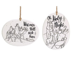 Color Your Own Wise Men Ornament Sets - Pack of 3 Sets