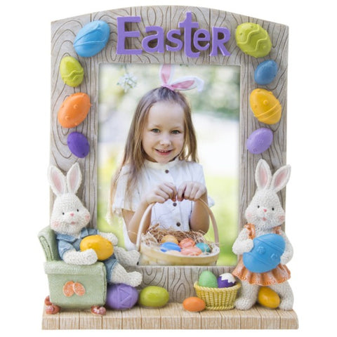 Picture of Easter Bunny Arched Top Resin Picture Frame