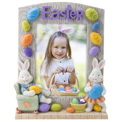Easter Bunny Arched Top Resin Picture Frame