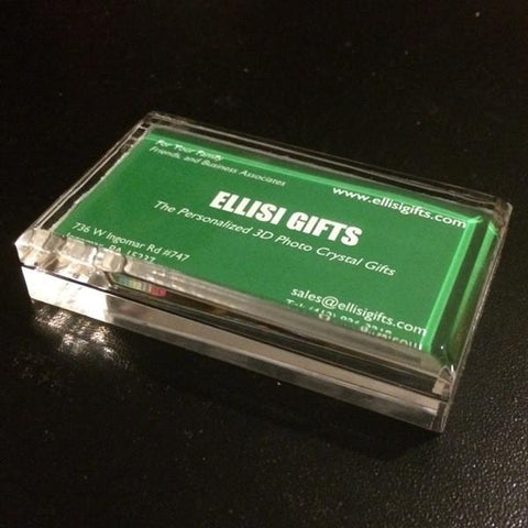 Picture of Business Card Slip-in Acrylic Paperweight