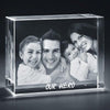 Rectangular Cuboid 3D Photo Crystal