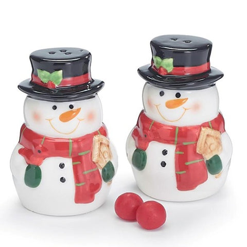 Picture of Festive Snowman Salt and Pepper Shakers