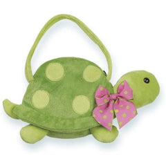 Green Plush Turtle Purse Pokey Carrysome