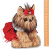 Holiday Plush Stuffed Yorkshire Terrier Dog Yuletide Yorkie
