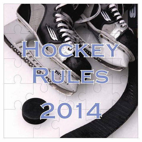 Picture of Hockey Hardboard Square Puzzle with 25 Pieces