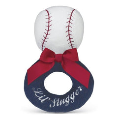 Lil' Slugger Baseball Soft Ring Rattles - 6 Pack