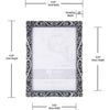 Morgan Pewter Swirl 5x7 Metal Picture Frame