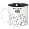Mornings Are Ruff Ceramic Mugs - 6 Pack