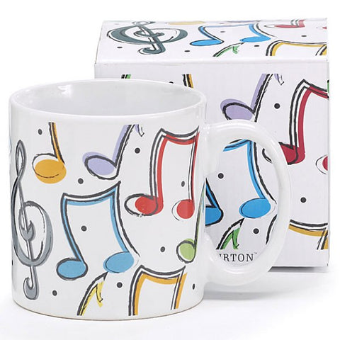 Picture of Music Notes 12 oz. Ceramic Mug