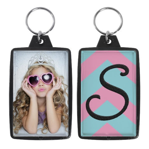Picture of Opaque Color Photo Keychains (1-3/4" x 2-3/4") - 12 Pack