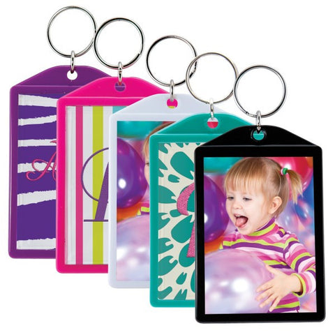 Picture of Opaque Color Photo Keychains (2" x 2-7/8") - 4 Pack