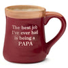 Papa/Message 18 oz. Porcelain Mugs - 4 Pack