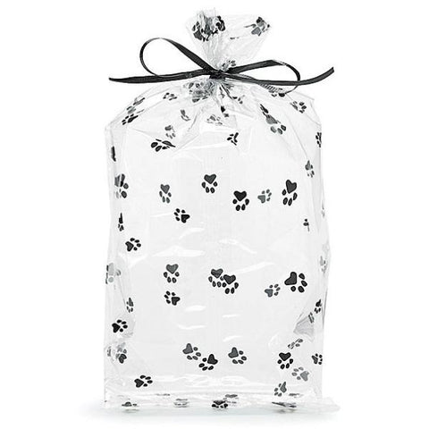 Picture of Paw Print Cello Bags - 100 Pack