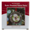 Pewter Fur Baby Pet Photo Ornament