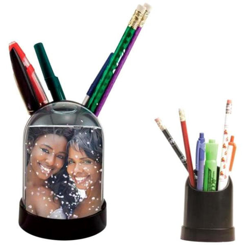 Picture of Photo Snow Globe Pencil Cup 6 Pack