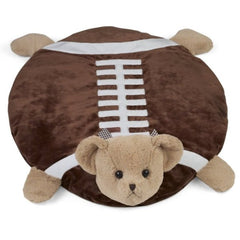 Plush Stuffed Animal Padded Play Mat Touchdown Football Belly Blanket