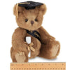Plush Stuffed Graduation Teddy Bear Smarty in Black Cap