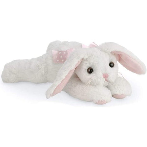Picture of White Plush Bunny Rabbit Baby Powderpuff
