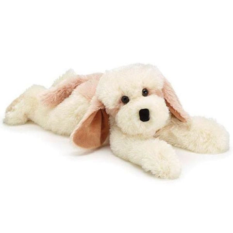 Picture of Plush Cream and Light Brown Lying Puppy
