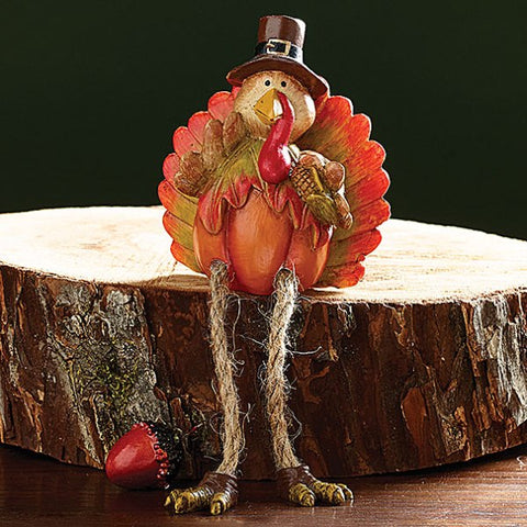 Picture of Pumpkin Turkey Shelf Sitters - 12 Pack