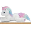 White Plush Stuffed Animal Unicorn Rainbow Shimmers