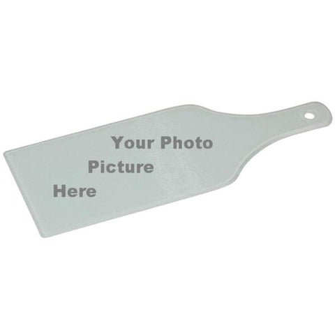 Picture of Bottle Shaped Glass Personalized Picture Cutting Board