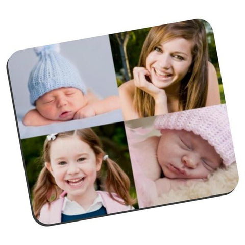 Picture of Four Photos Collage Fabric Mouse Pad