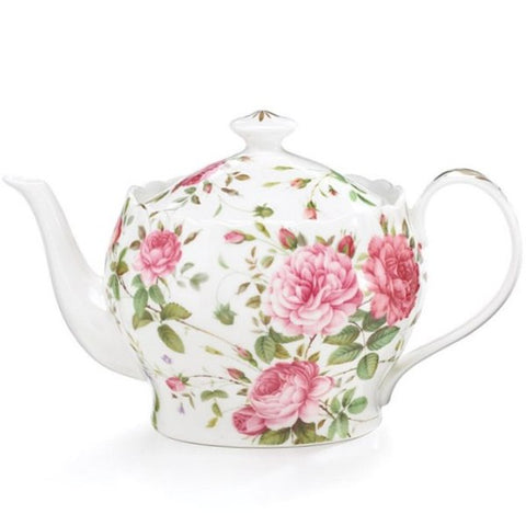 Picture of Saddlebrooke Porcelain Pink Rose Teapots -2 Pack