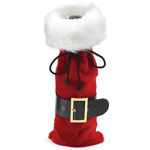 Picture of Santa Belt Wine Bottle Bag