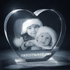 Heart Shaped 3D Photo Crystal
