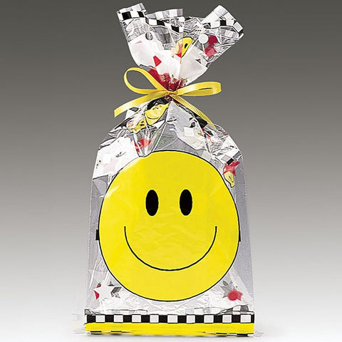 Picture of Smiley Face Cello Bags - 100 pack