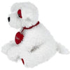 Smootchie Poochie White Plush Stuffed Animal Puppy Dog with Hearts