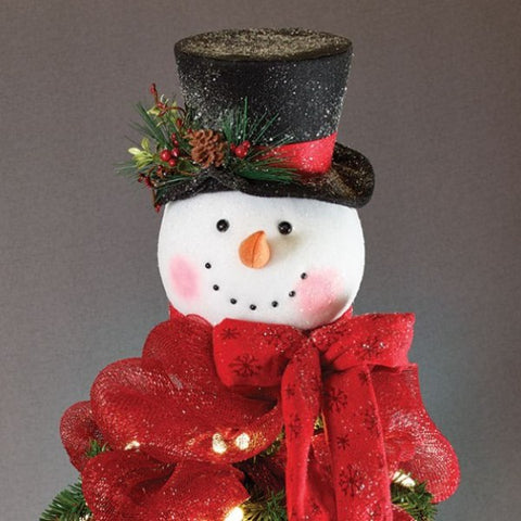 Picture of Snowman Head Christmas Tree Topper