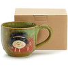 Snowman Holiday Winter 30 oz. Porcelain Soup Mugs - 4 Pack