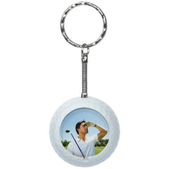 Golf Photo Snap-in Keychains - 12 Pack