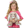 Taupe and White Plush Bunny Rabbit Boomer