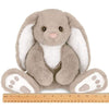 Taupe and White Plush Bunny Rabbit Boomer