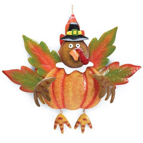 Picture of Thanksgiving Pumpkin Turkey Wall Hanging