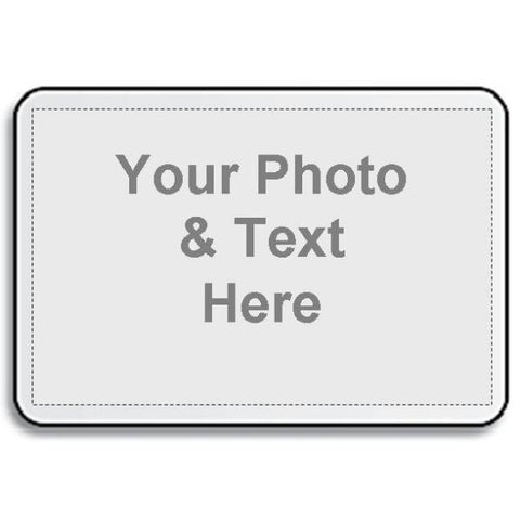 Picture of White Fabric Placemat with Your Photo Picture