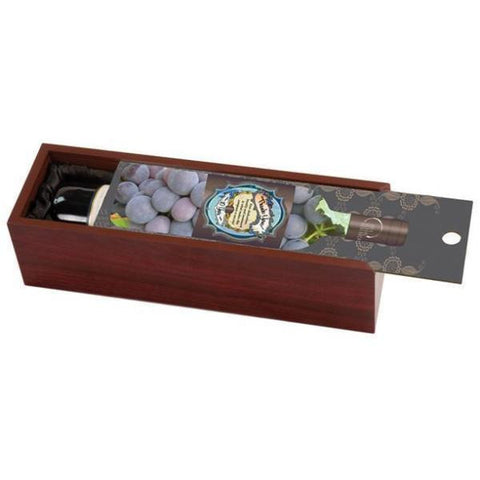 Picture of Rosewood Wine Box with Customized Picture Lid